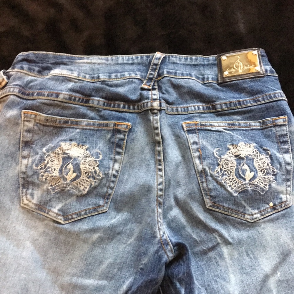 Women’s Baby Phat cropped Jeans with cuff
